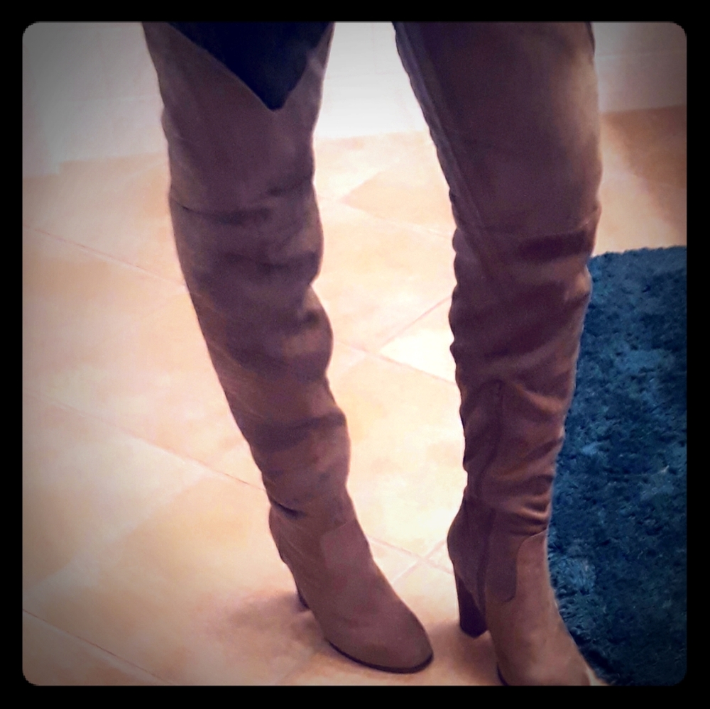 Tan boots